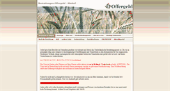 Desktop Screenshot of bestattungen-offergeld.de